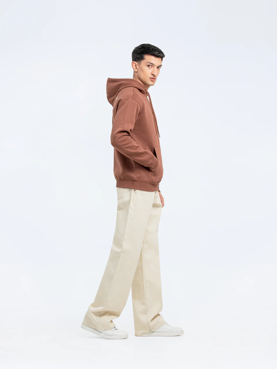 Stylish Printed Pullover Hoodie – Fleece with Front & Back Print